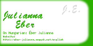 julianna eber business card
